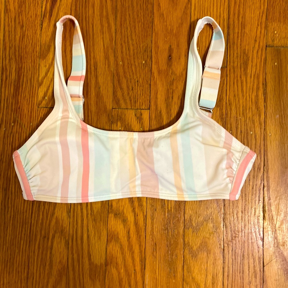 Women’s size small striped bikini top